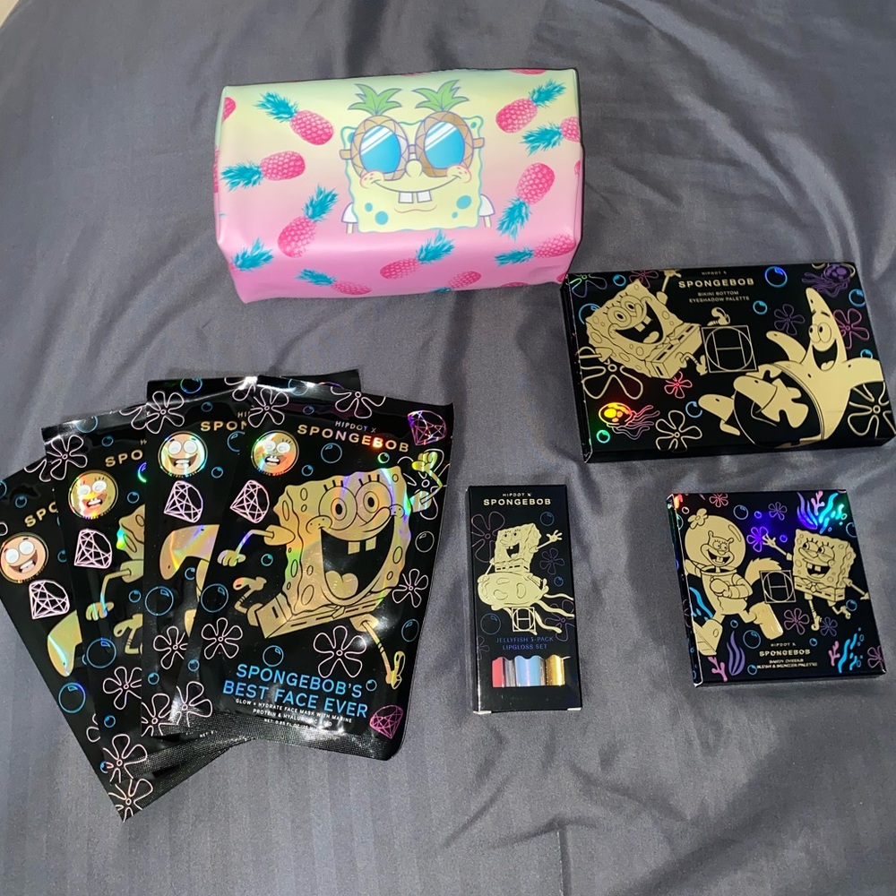 Brand new never been used HIPDOT SpongeBob collection